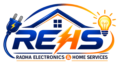 Radha Electronics Logo